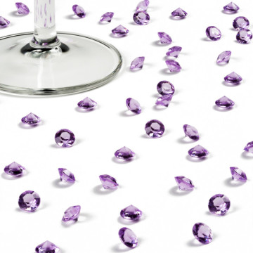 Boîte de 500 diamants lilas 8 mm