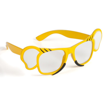 Lunettes lion jaunes
