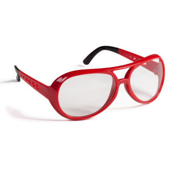 Lunettes star rouges