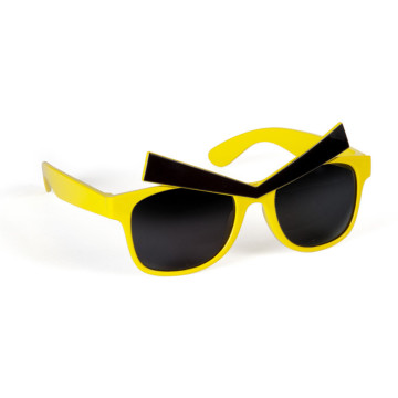 Lunettes sourcils jaunes