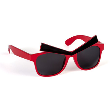 Lunettes sourcils rouges
