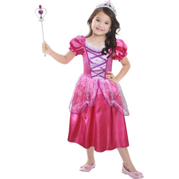 Panoplie Princesse rose foncé avec accessoires 3/6ans