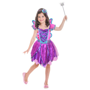 Panoplie Fée rose et violet avec accessoires 3/6ans