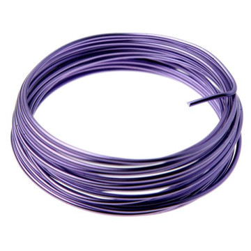 Fil aluminium lilas 2 mm x 5 m