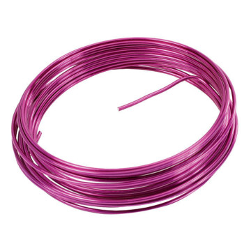 Fil aluminium fuschia 2 mm x 5 m