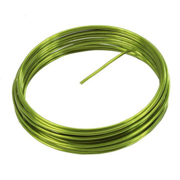 Fil aluminium vert 2 mm x 5 m