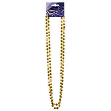 Collier de perles or
