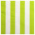 Lot de 20  serviettes en papier vert anis à rayures blanches 33 x 33 cm