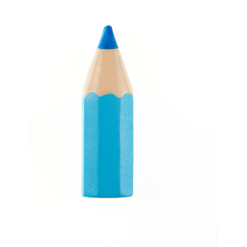 Lot de 6 stickers crayon bleu