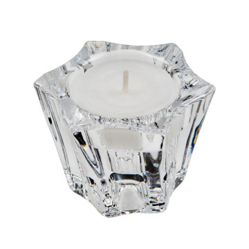 Bougeoir étoile en verre