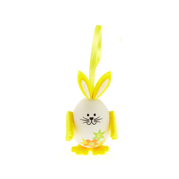 Lot de 3 lapins œuf jaune