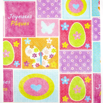 Chemin de table Joyeuses Pâques 30 cm x 5 m