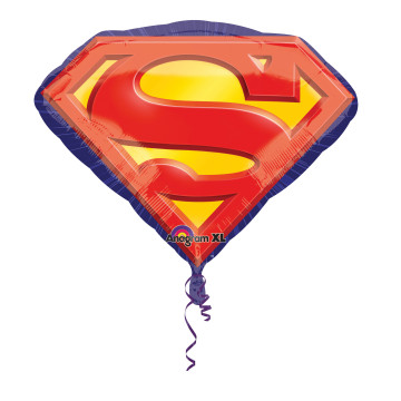 Ballon Superman Emblème 66 x 50 cm