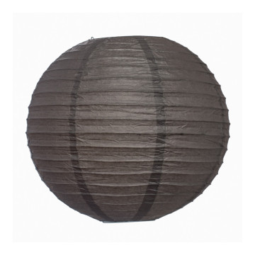 Lanterne grise en papier D 35 cm