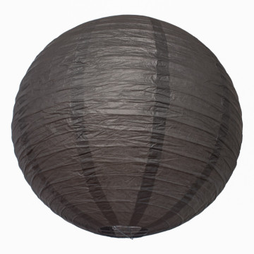 Lanterne grise en papier D 50 cm
