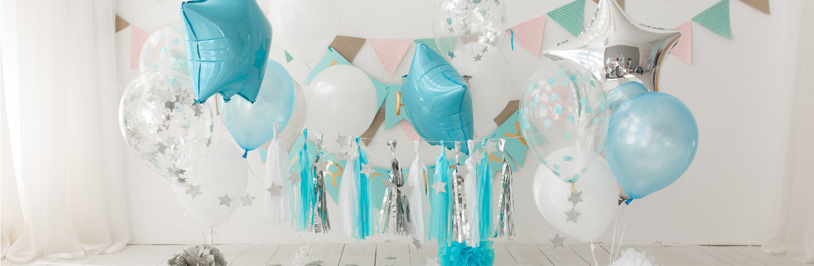 Ballons Naissance/Baptême - Décoration de fête pour accueillir