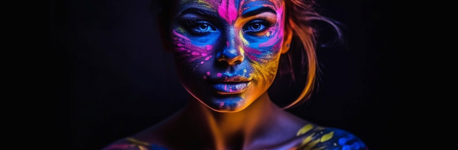 Maquillage fluo pour accessoires de déguisement 